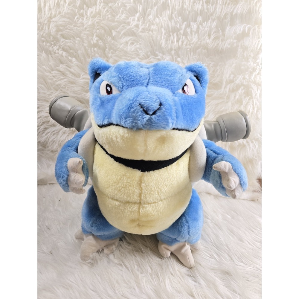 Custom 1/1 Pokemon Blastoise 12" Plush Stuffed 1999 Nintendo Backpack 2 Pockets